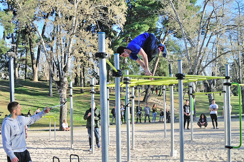 circuitos de street workout para parques publicos