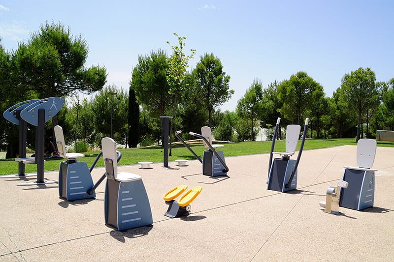 gimnasia al aire libre para ayuntamientos antivandalico