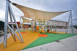 estructura sombra para parques infantiles