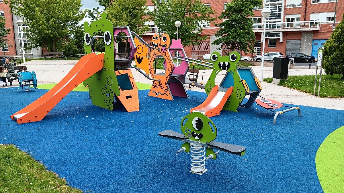 parque infantil spooky epdm en1176 hdpe inox
