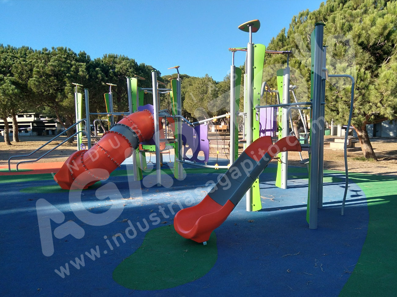multijuego tribox tobogan gruta