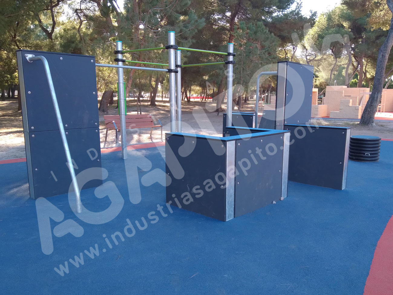 parkour entrenamiento aire libre