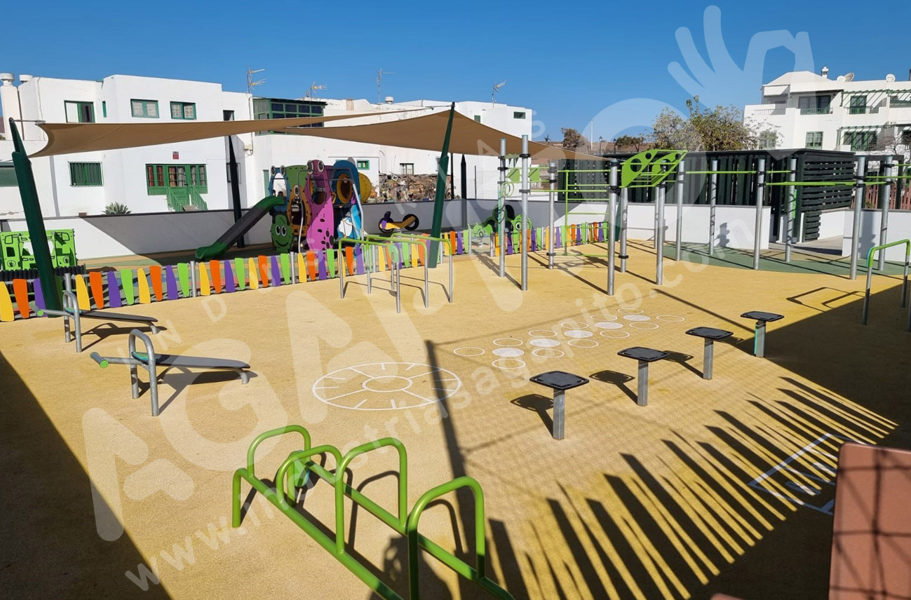 parque infantil y deportivo spooky calistenia certificado