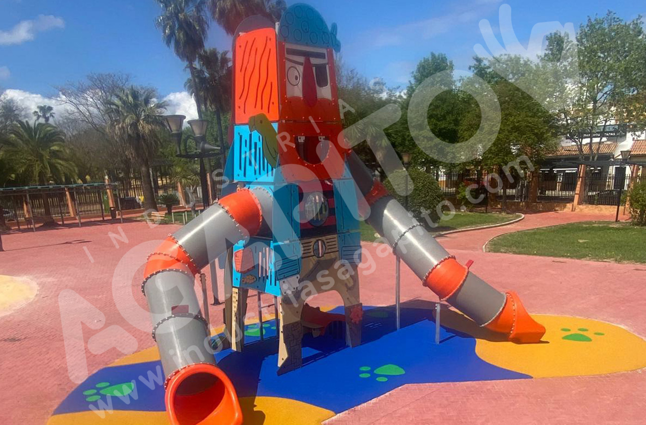 pirata torre gigante tobogan gruta bormujos agua