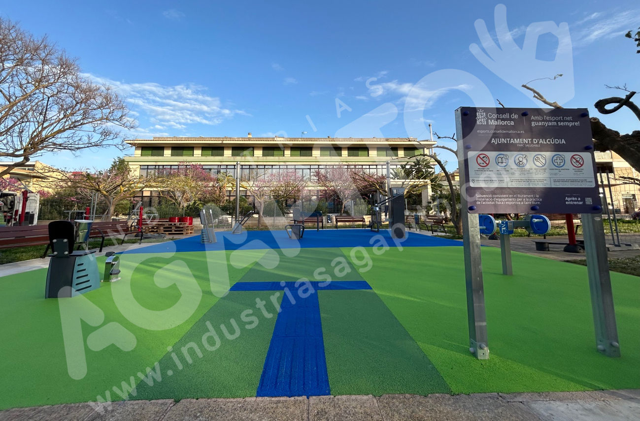 mallorca parques biosaludables certificados epdm