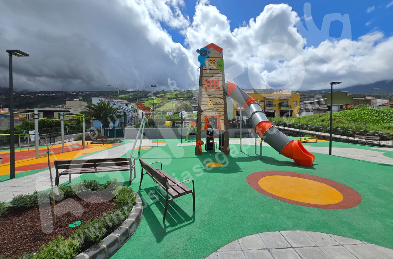 parque infantil deportivo orotava certificado epdm