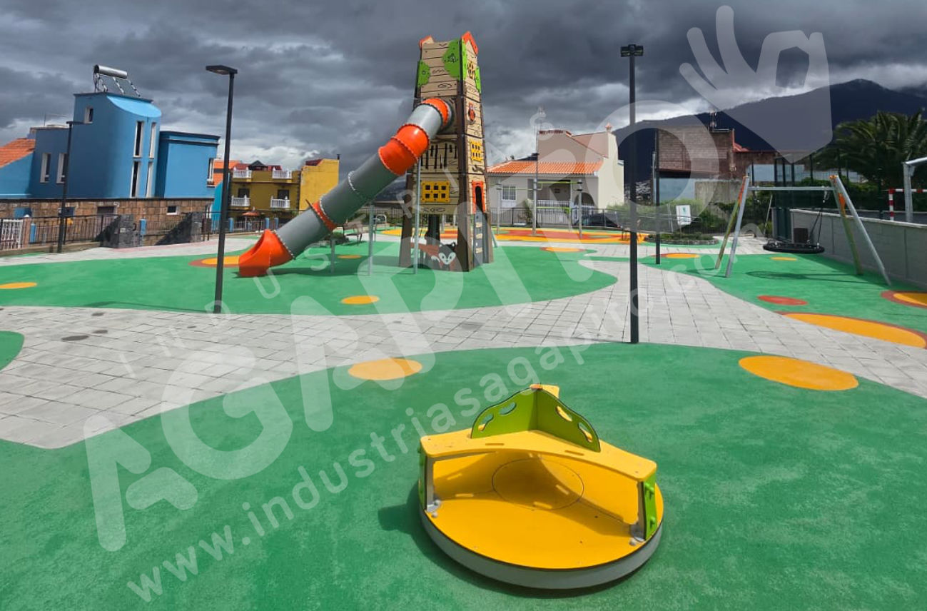parque infantil deportivo orotava certificado epdm
