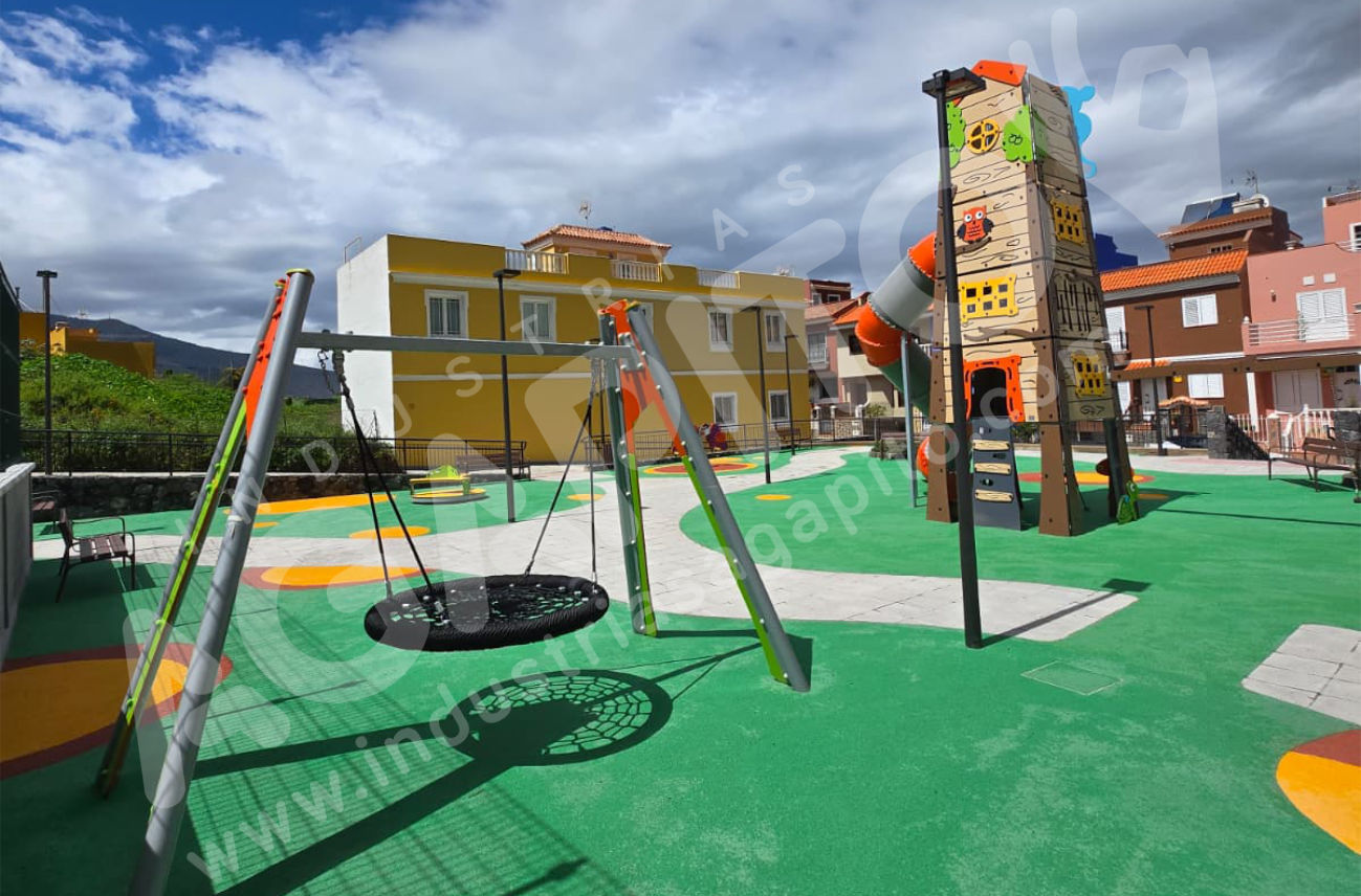 parque infantil deportivo orotava certificado epdm