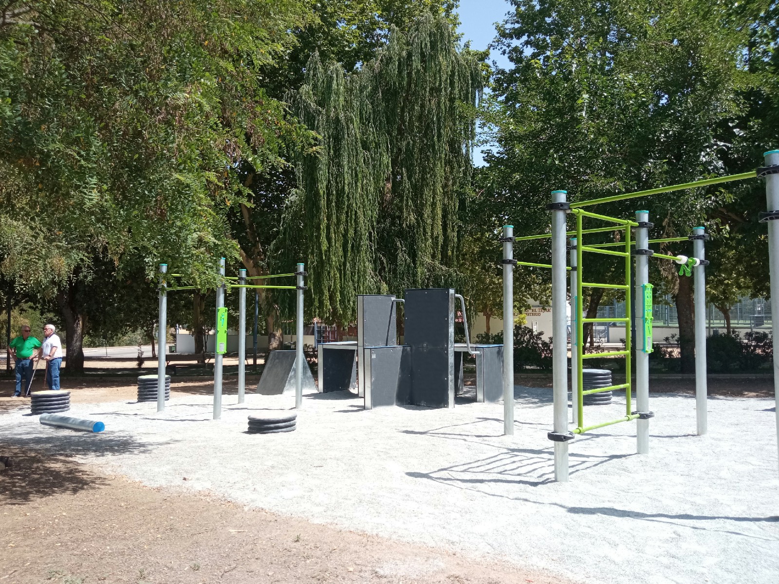 area deportiva calistenia parkour