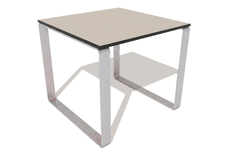 mesa polietileno antivandalica 3d