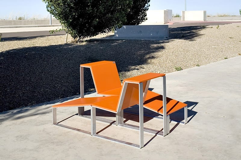 banqueta urbana plastico hdpe