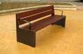 banco madera tropical elegante