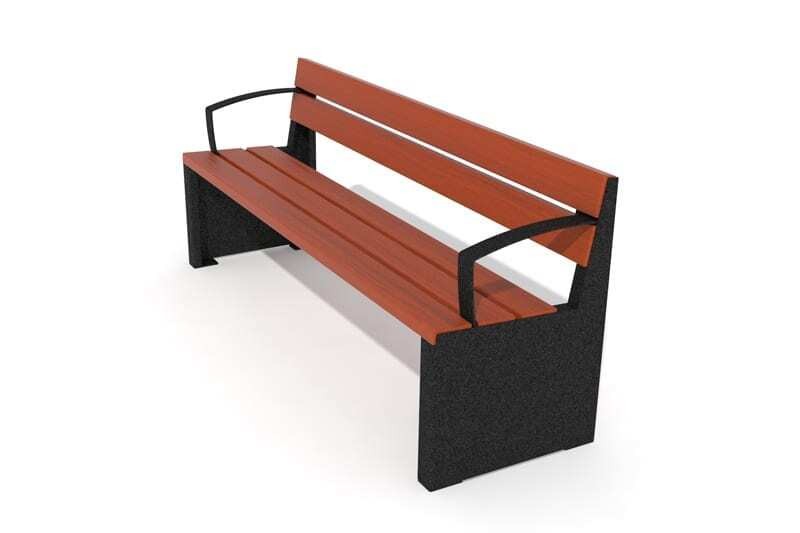 banco madera tropical elegante 3d