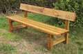 banco madera rustico natural para parques