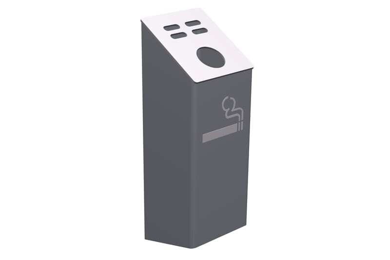 cenicero para papeleras urbanas de exterior 3d
