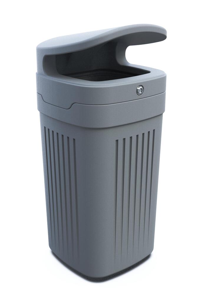 r3245 papelera urbana polietileno 3d