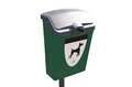 papelera urbana canina con dispensador de bolsas 3d