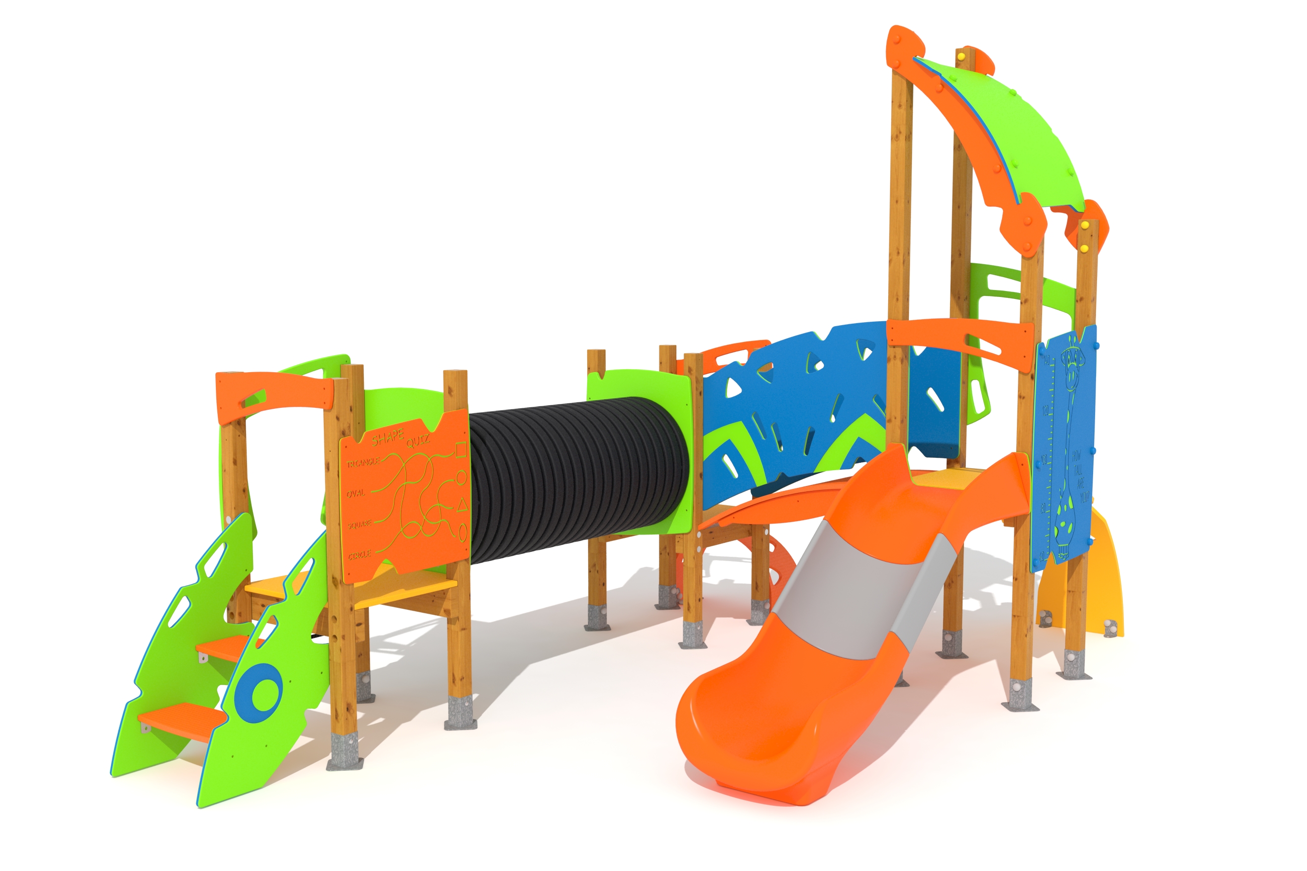 Valla metálica de colores Play, ideal para parques, jardines y zonas  infantiles de juegos