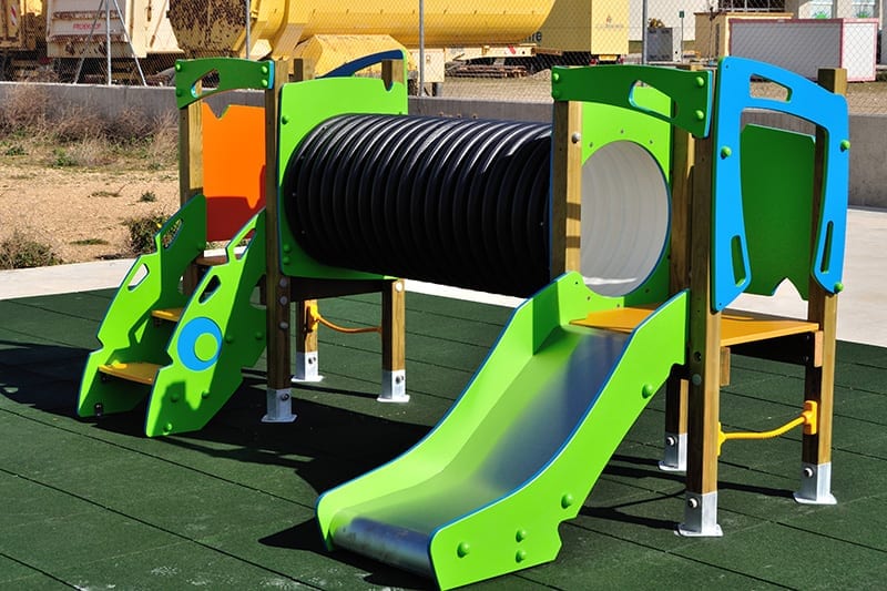 estructura infantil para areas de acceso libre