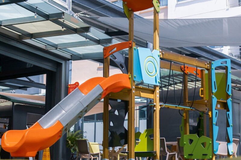 estructura torres puente tobogan certificado seguridad en1176