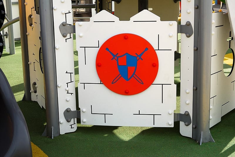 r4264p multijuego gigante decoracion medieval