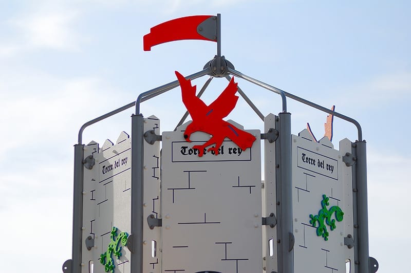 r4264p multijuego gigante decoracion medieval