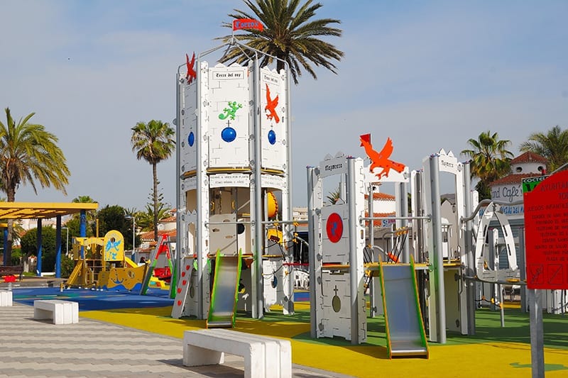 r4264p multijuego gigante puente colgante certificado para parques publicos