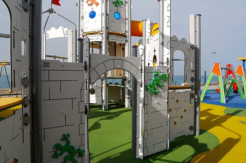 r4264p multijuego gigante puente colgante certificado para parques publicos