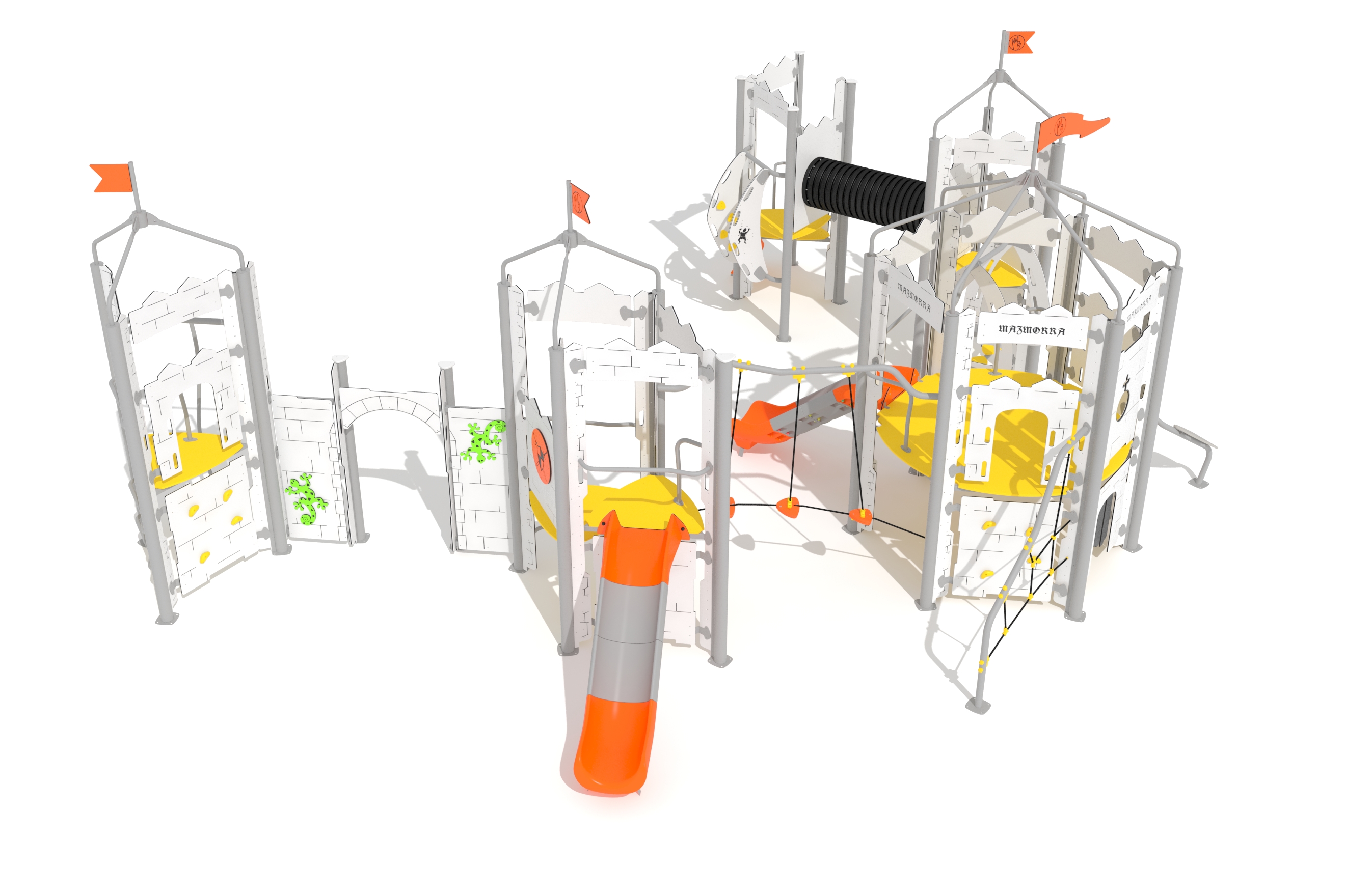 castillo tematico para parques 3d
