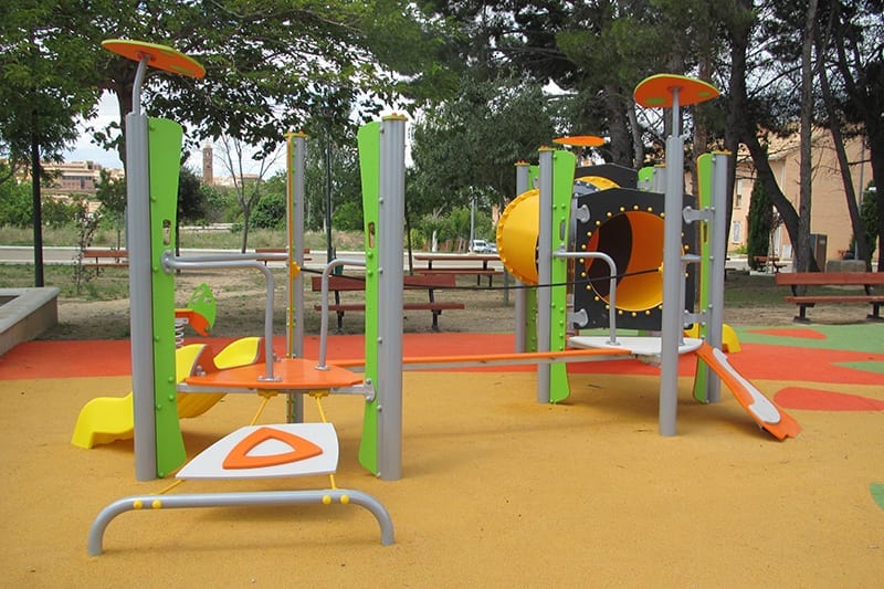 multiestructura para parques infantiles tubo hdpe