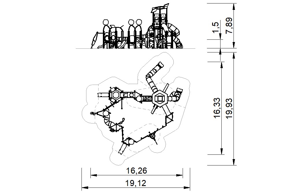 multijuego singular para parques 2d