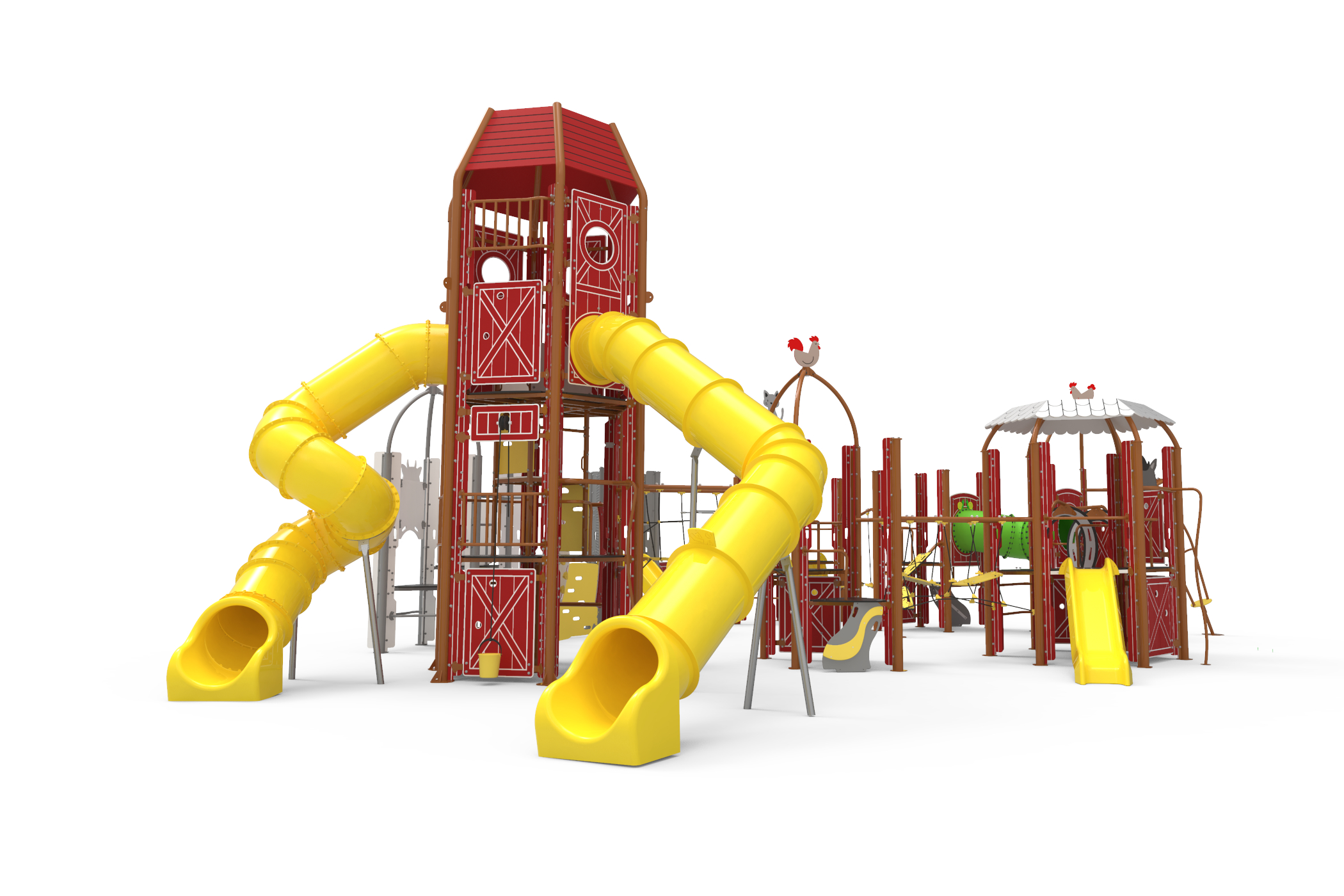 multijuego grandes dimensiones tematico granja 3d