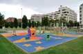suelo de epdm amortiguador para parques infantiles