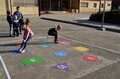 juego infantil para suelo escuela