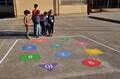 juegos pintados para suelo exterior