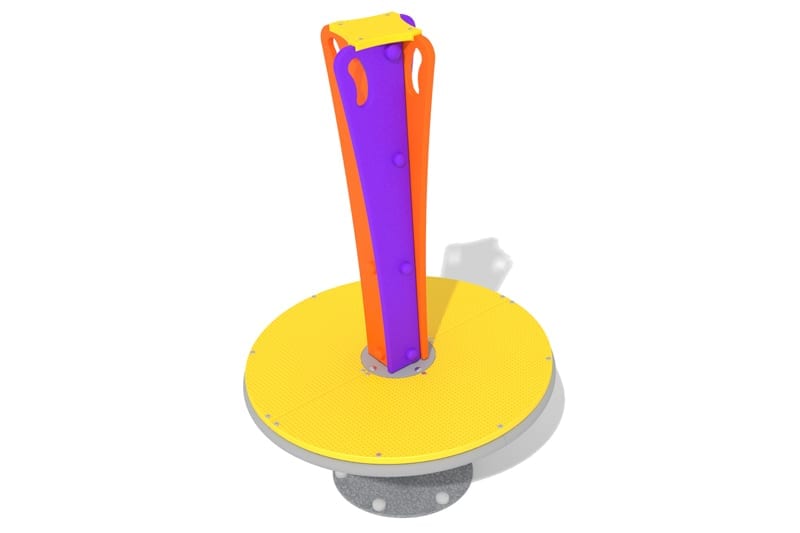 carrusel giratorio para areas infantiles 3d