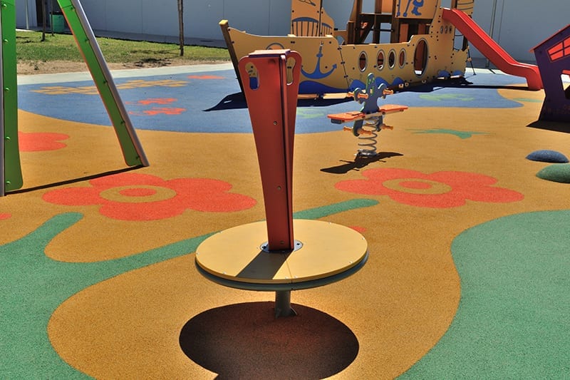 tiovivo para parques infantiles