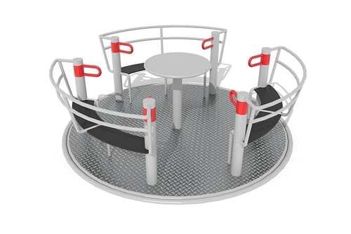 carrusel adaptado para sillas de ruedas 3d