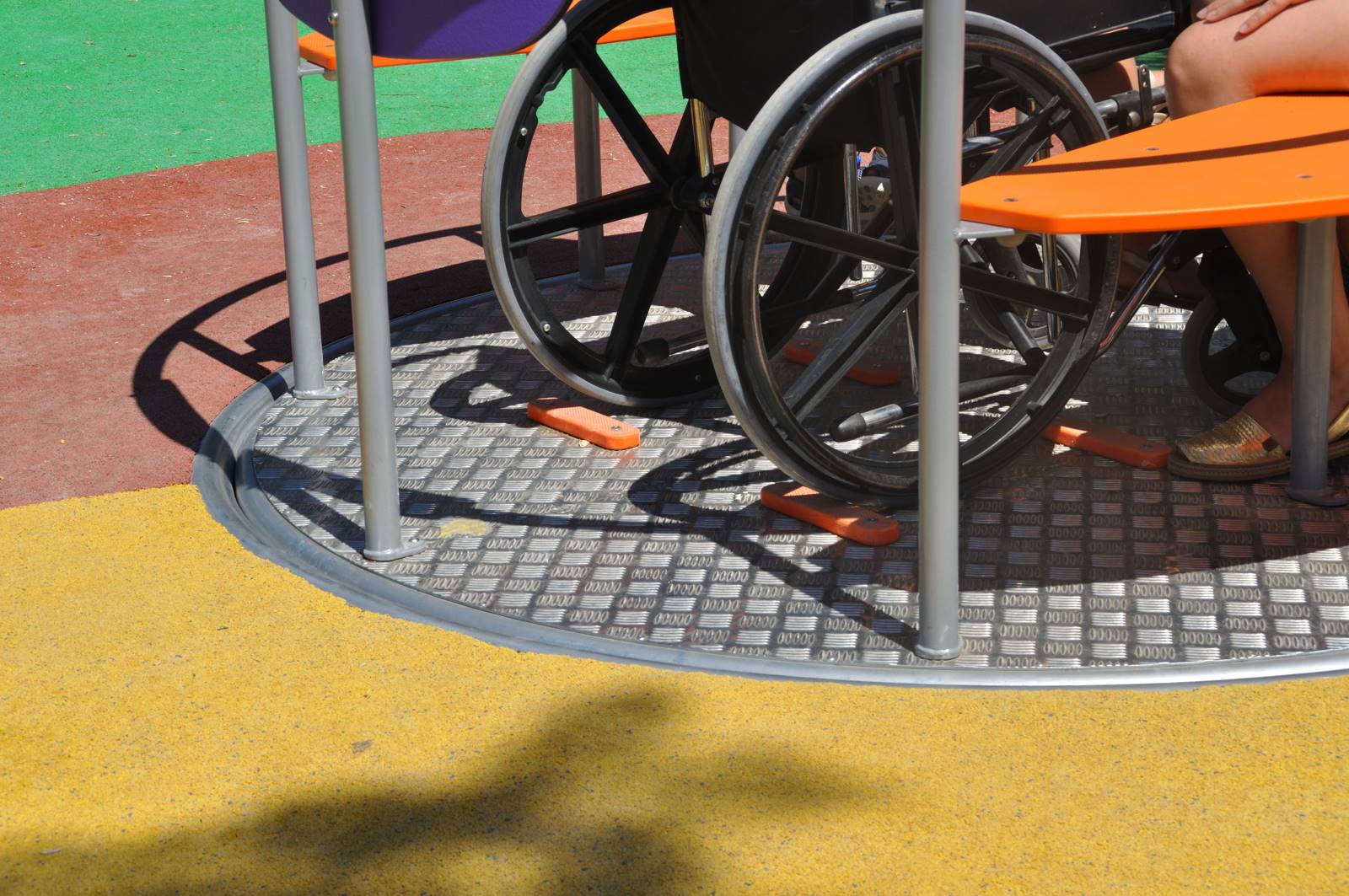 carrusel silla de ruedas