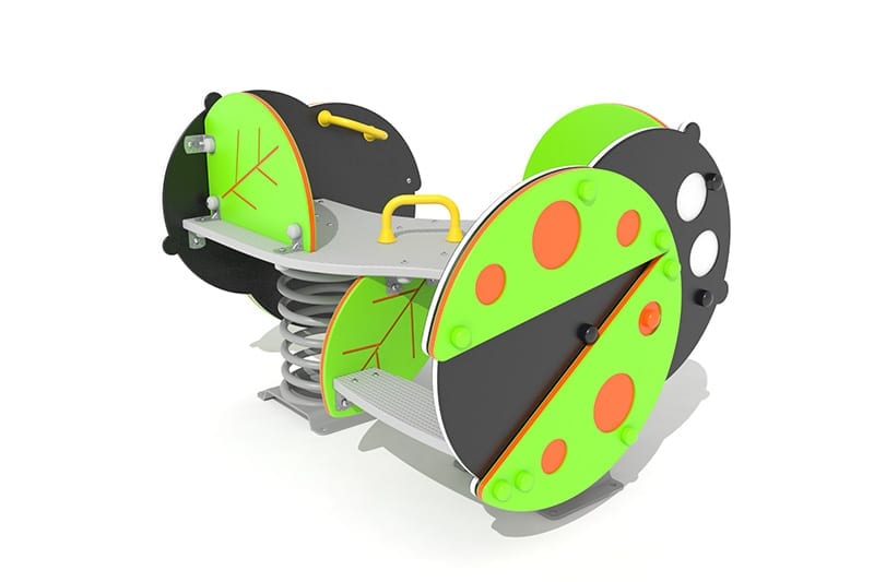 muelle para ninos con discapacidad doble 3d
