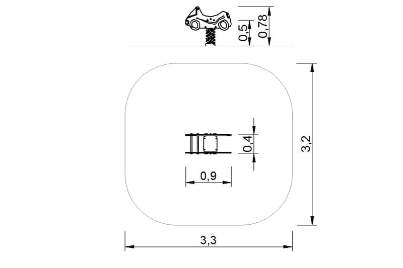 plano muelle tematico coche certificado 2d