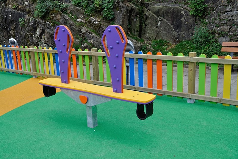 balance triple para areas infantiles de exterior