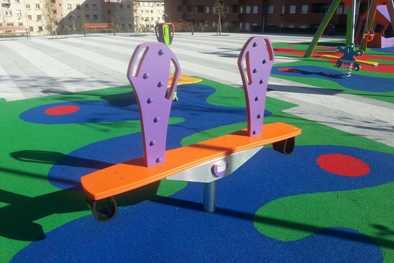 balance triple para areas infantiles de exterior