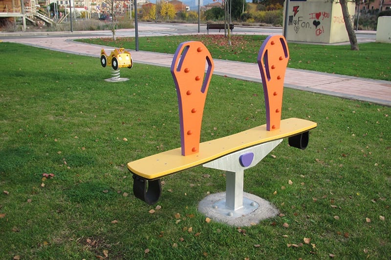 balance triple para areas infantiles de exterior