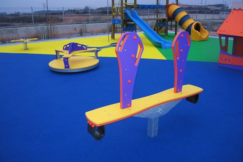 balance triple para areas infantiles de exterior