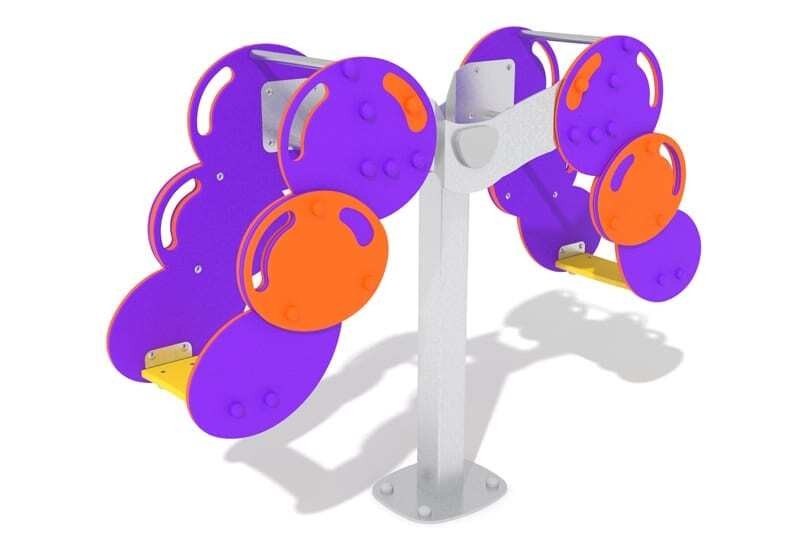 balance amortiguado para parques 3d