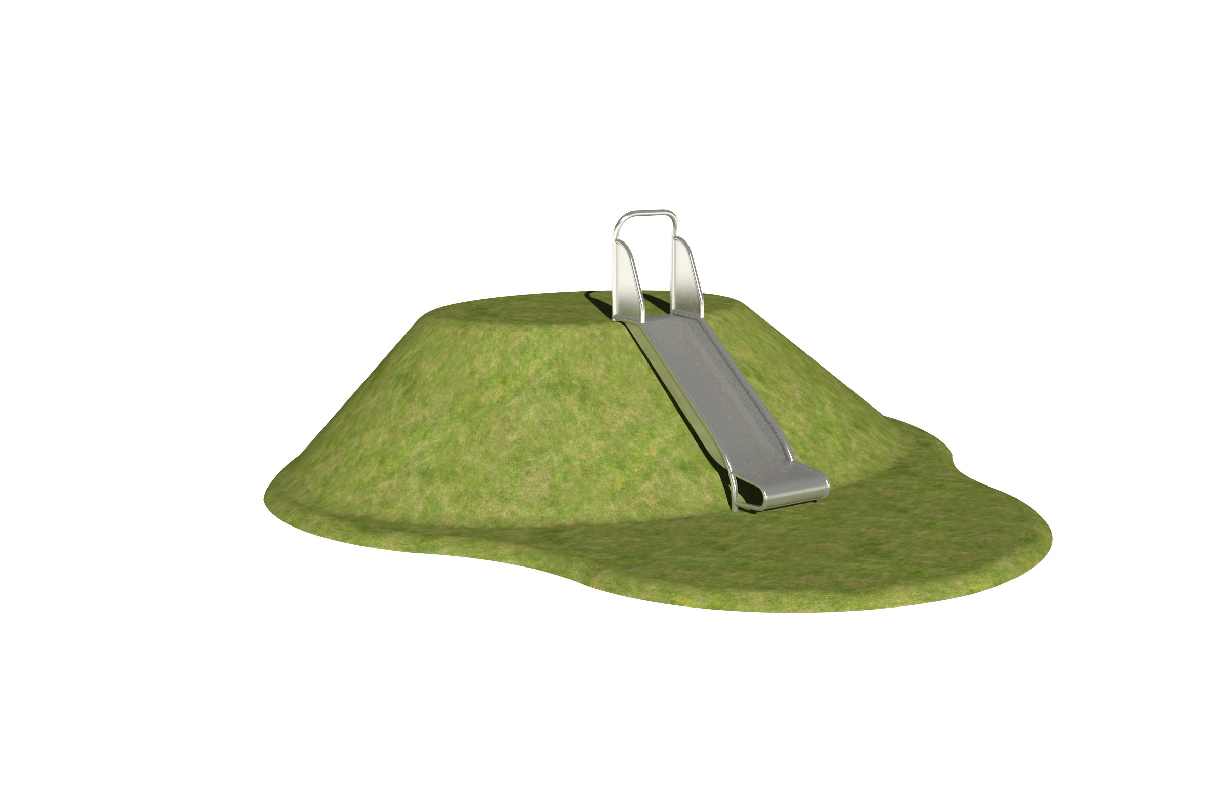 tobogan ladera inox 500 1250 areas infantiles 3d