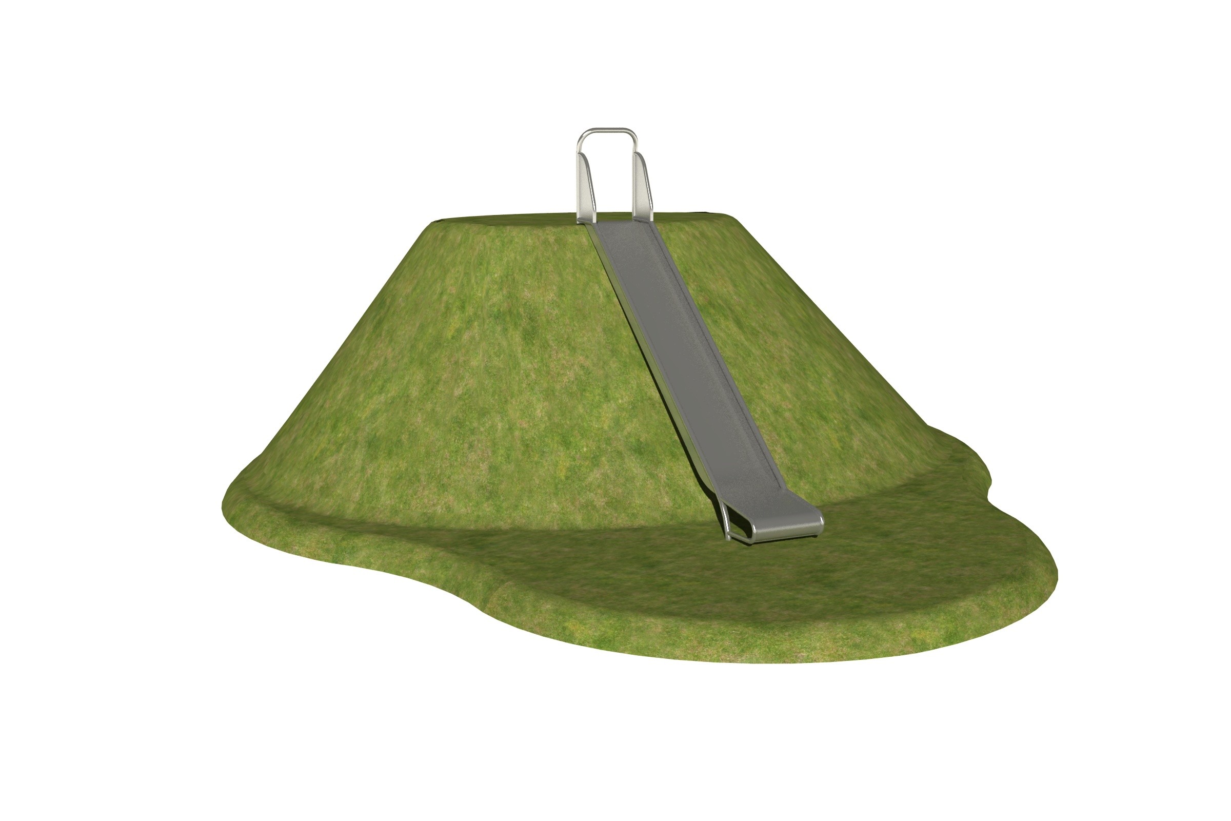 tobogan ladera inox 500 2000 areas infantiles 3d