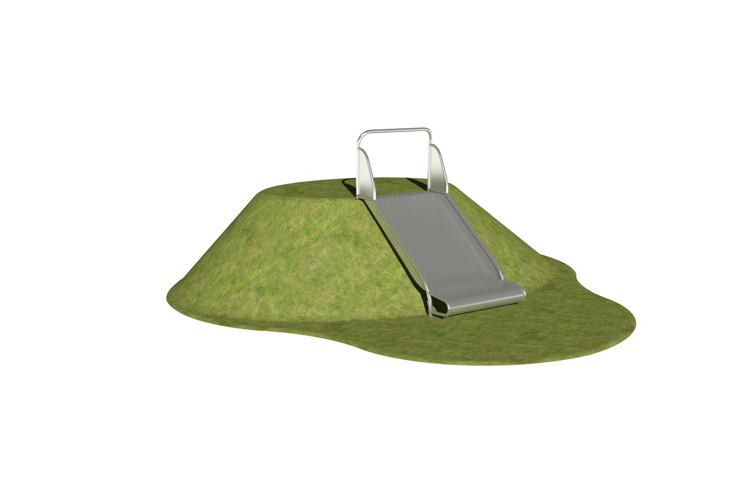tobogan ladera inox 1000 1500 areas infantiles 3d