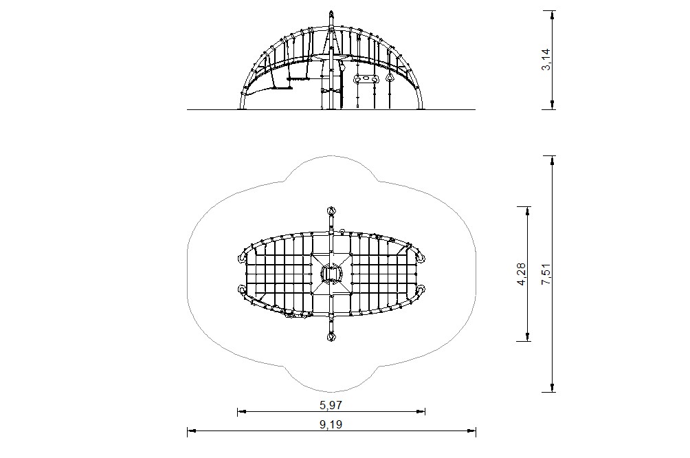 circuito de cuerdas boveda retos motrices 2d